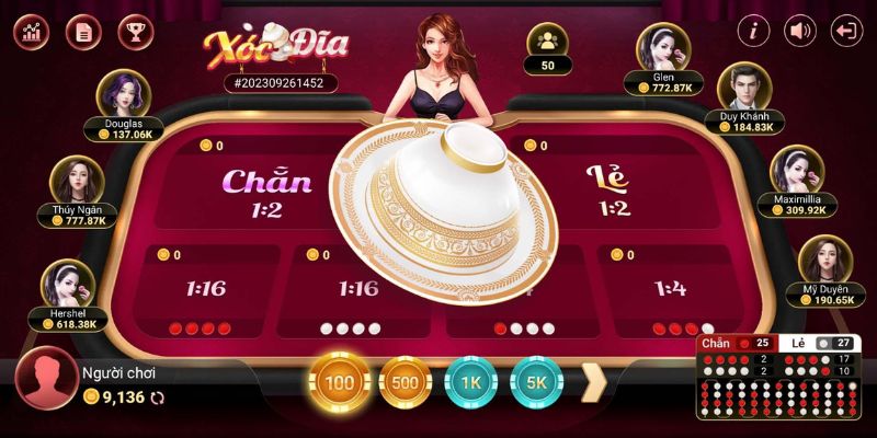 Mẹo đọc vị xóc đĩa tại M88